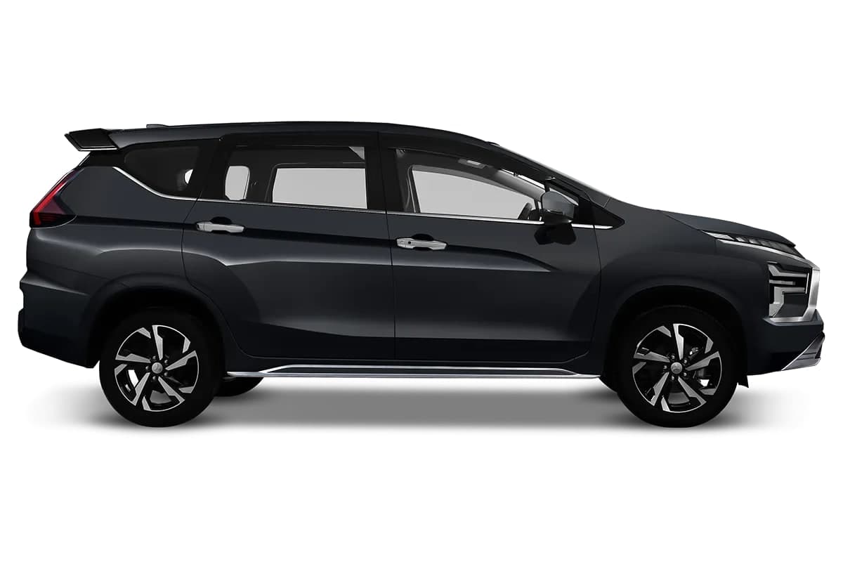 Mitsubishi Xpander warna Graphite Grey, pandangan sisi