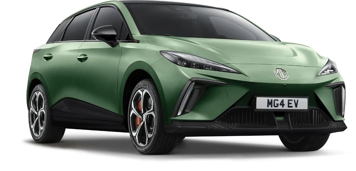 MG4 EV warna Racing Green