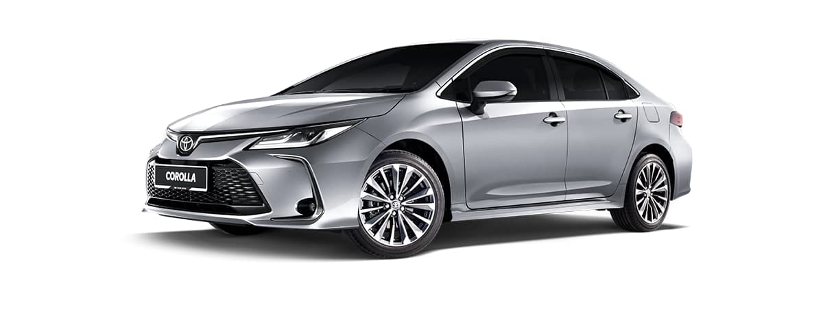 Toyota Corolla warna Silver Metallic