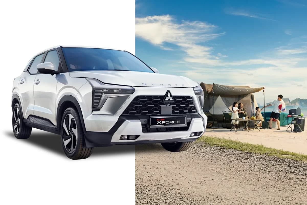 Mitsubishi Xforce warna Quartz White Pearl