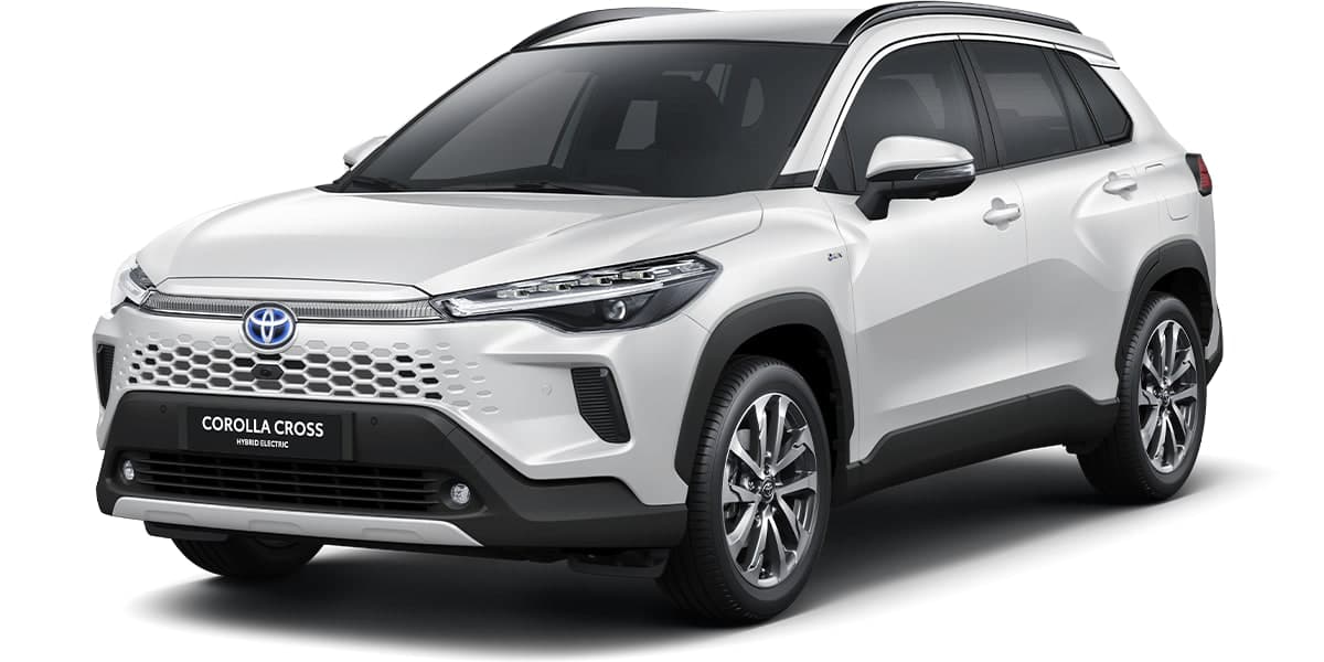 Toyota Corolla Cross warna Platinum White Pearl