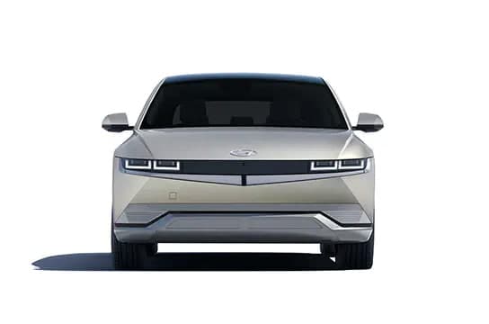 Hyundai IONIQ 5, pandangan hadapan, latar studio